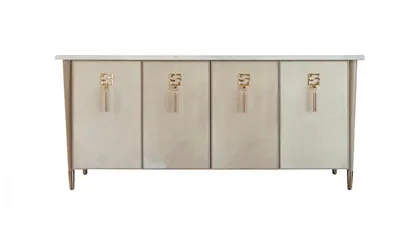 Exclusive Estremoz Marble Top Luxury Designer Sideboard - Pony