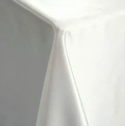 Teflon fabric for restaurant table linen Monica white