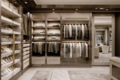 Miami Walk in Closet, modern italian wardrobe furniture