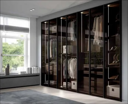 Armadio Glass, armadio italiano moderno