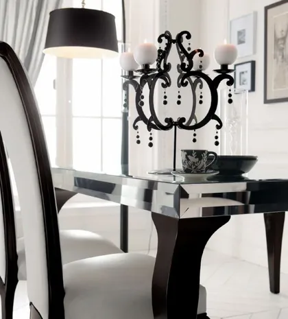 Table detail, high end traditional furniture