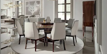 Elipse - Round Table with Sidechairs