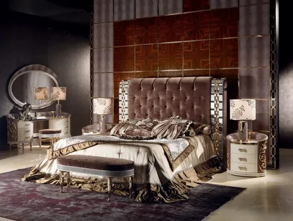 Camera da letto Collezione Lilium, mobili italiani di alta gamma