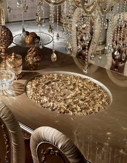 Tavolo da pranzo Collezione Royal, tavolo da pranzo di lusso