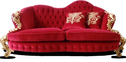 Divano classico RYAS collezione Royal, sofà italiano