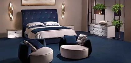 Nefrite Bed Exence, Italian bedroom furniture