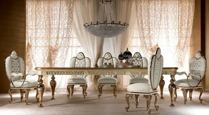 Collezione Aida per la sala da pranzo, arredamento di lusso