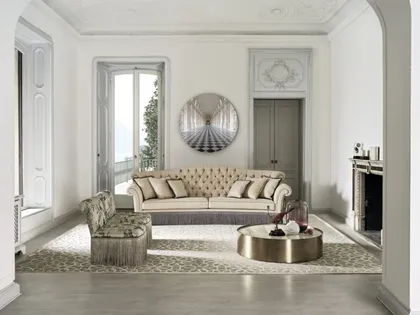 Buen Retiro livingroom seat sofa, Italian couch