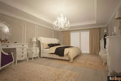 Interior design luxury classical luxury villa in Anvers, Belgium.